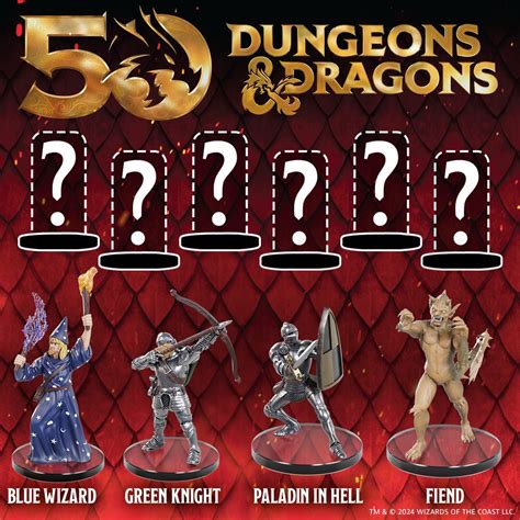 d&d 50th anniversary miniatures.